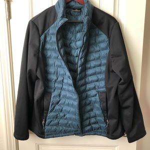 32 Degrees Dark Turquoise and Black Jacket, Size XXL